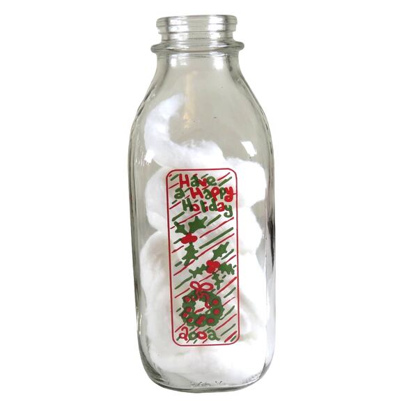 Eggnog Milk Bottle 2002 Christmas Collectible Longmont Colorado Special Edition - Picture 9 of 9